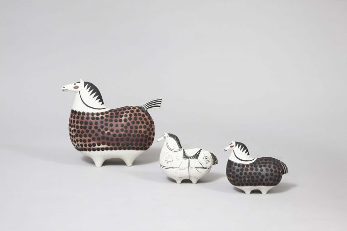 Stig Lindberg ceramic horses